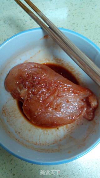 烤鸡肉莲藕披萨的做法步骤：8