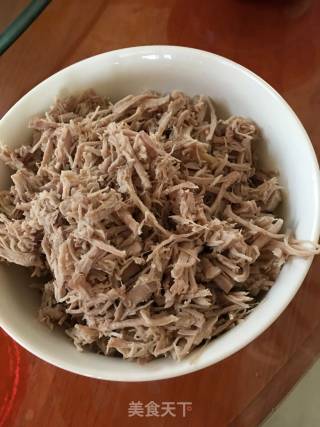 无添加宝宝牌肉松的做法步骤：3