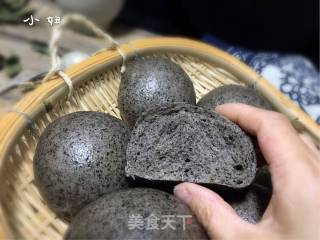 奶香黑芝麻大馒头的做法步骤：15
