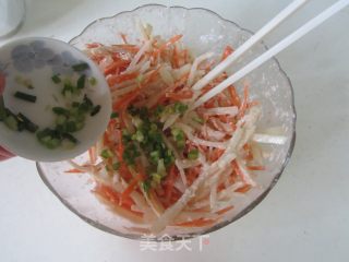 胡萝卜土豆丝饼的做法步骤：5