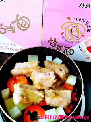 排骨锅仔饭的做法步骤：4
