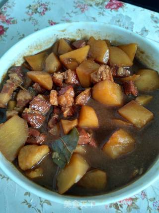 土豆红烧肉的做法步骤：9