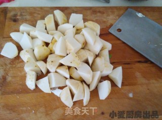 小白菜烧芋头的做法步骤：3