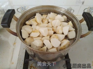 小白菜烧芋头的做法步骤：4