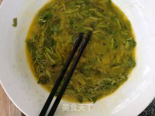 香椿煎蛋的做法步骤：7