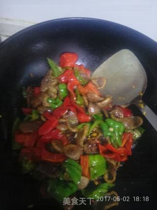 辣椒炒腊肠的做法步骤：4