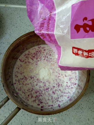 椰蓉玫瑰花牛奶小方的做法步骤：6