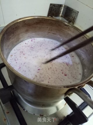 椰蓉玫瑰花牛奶小方的做法步骤：8