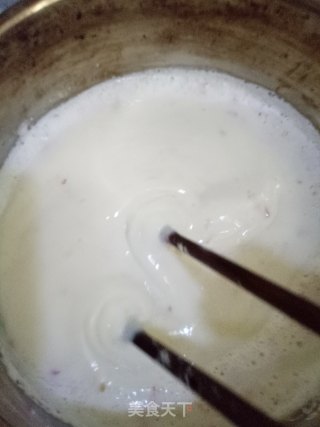 椰蓉玫瑰花牛奶小方的做法步骤：9
