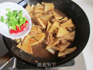 酱烧千叶豆腐的做法步骤：9