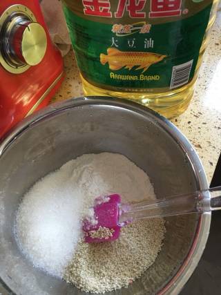 芝麻饼的做法步骤：1
