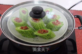 酿苦瓜的做法步骤：9