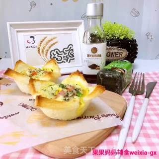 【果果妈妈❤️辅食推荐】美味早餐：吐司杯的做法步骤：7