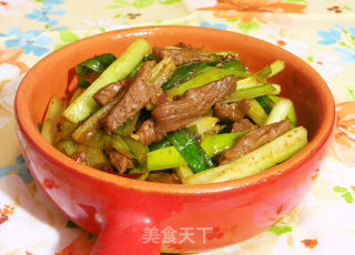 干锅牛肉芹菜的做法步骤：6