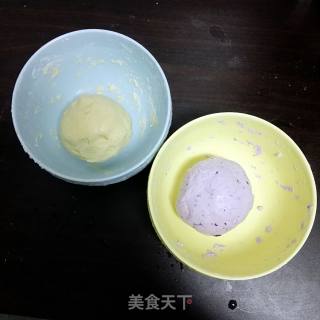 彩色糯米汤圆子的做法步骤：2