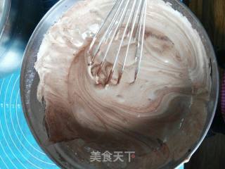 可可奶油蛋糕卷的做法步骤：8