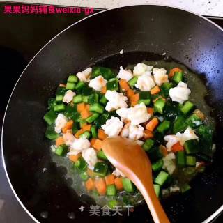 仙人掌炒虾仁的做法步骤：5