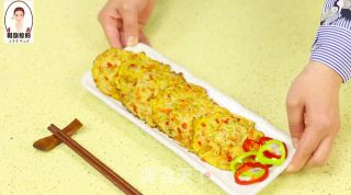 超级鲜鲜鲜的金针菇杂菜饼的做法步骤：11