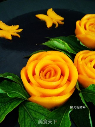 蝶恋花芒果拼盘的做法步骤：12