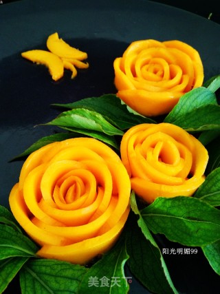 蝶恋花芒果拼盘的做法步骤：13