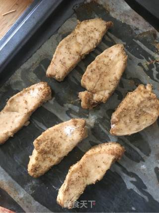 烤鸡胸肉的做法步骤：6