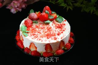 冻干草莓酸奶慕斯的做法步骤：15