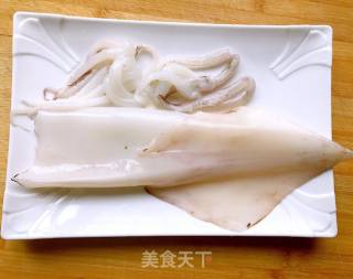 酱烤鱿鱼筒的做法步骤：3