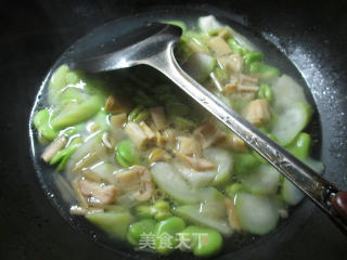 羊尾笋蚕豆夜开花汤的做法步骤：10