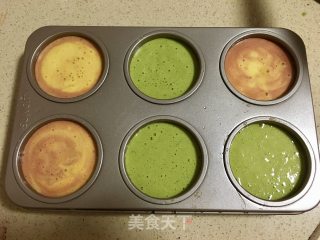 彩色堡尔美克杯子蛋糕的做法步骤：8