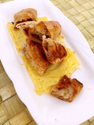 香酥牛肉卷的做法步骤：9