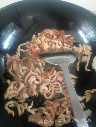 蚕豆肉丝的做法步骤：3