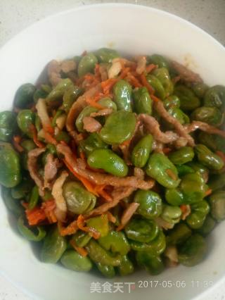 蚕豆肉丝的做法步骤：6