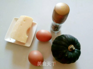 南瓜焗蛋的做法步骤：1