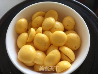 宝宝辅食——蛋黄豆豆的做法步骤：9