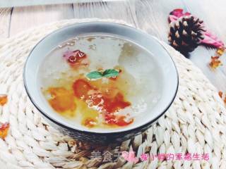 雪燕桃胶皂米羹的做法步骤：7