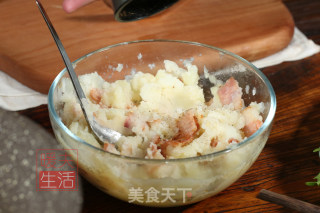 芝士培根土豆泥的做法步骤：6