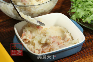芝士培根土豆泥的做法步骤：7