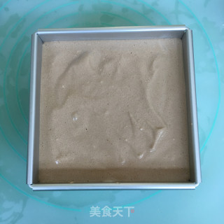 8寸方形可可戚风蛋糕的做法步骤：8