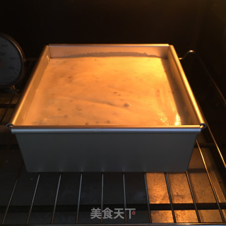 8寸方形黑芝麻戚风蛋糕的做法步骤：10
