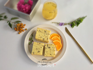 8寸方形黑芝麻戚风蛋糕的做法步骤：13