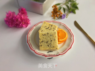 8寸方形黑芝麻戚风蛋糕的做法步骤：14
