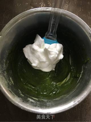 4寸抹茶裸蛋糕的做法步骤：11