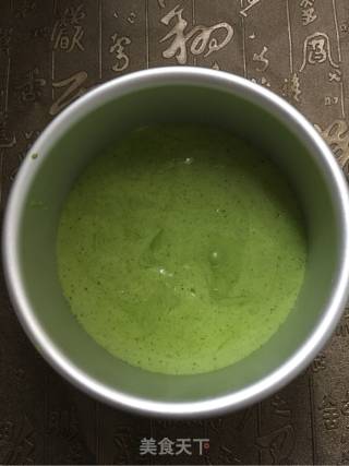 4寸抹茶裸蛋糕的做法步骤：14
