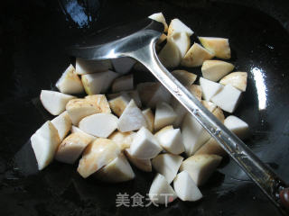 小白菜煮香芋的做法步骤：2