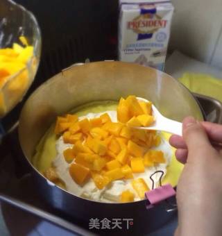 芒果千层蛋糕的做法步骤：9