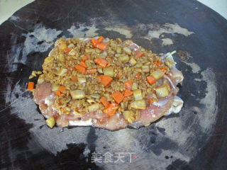 烤鸡肉糯米卷的做法步骤：10