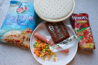 快手披萨的做法步骤：1