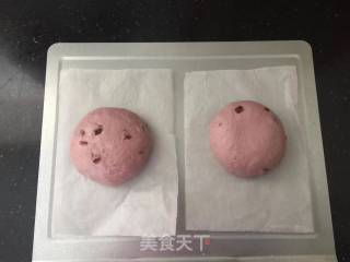 红香妃紫薯软欧的做法步骤：14