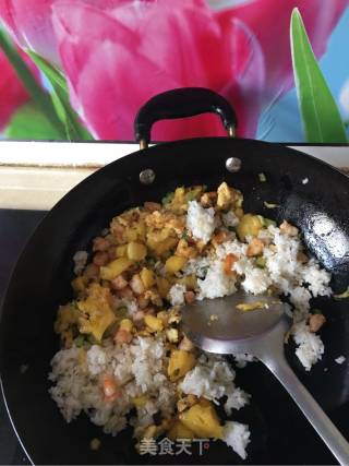菠萝饭的做法步骤：7