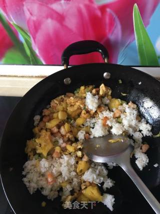 菠萝饭的做法步骤：9